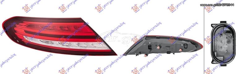 ΦΑΝΟΣ ΠΙΣΩ ΕΞΩ LED (HELLA) ΑΡΙΣΤΕΡΗ ΠΛΕΥΡΑ για MERCEDES C CLASS (C205/A205) COUPE/CABRIO 18-21