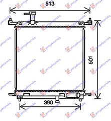 ΨΥΓΕΙΟ 1.2 ΒΕΝΖΙΝΗ 75PS (400x430) (ΚΙΝ HR12DE) για NISSAN MICRA 2010-2013 (K13)