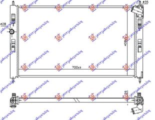 ΨΥΓΕΙΟ ΝΕΡΟΥ 1.8 DI-D ΜΗΧΑΝΙΚΟ ΠΕΤΡΕΛΑΙΟ (700x410) ΚΟΛΑΡΟ ΟΔΗΓΟ ΜΕΣΗ  για PEUGEOT 4008 12-17