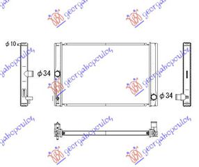 ΨΥΓΕΙΟ 1.4 ΠΕΤΡΕΛΑΙΟ D4d (550x370)  για TOYOTA COROLLA (E 18) SDN 16-19