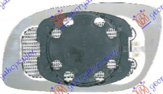 ΚΡΥΣΤΑΛΛΟ ΚΑΘΡΕΦΤΗ ΘΕΡΜΑΙΝΟΜΕΝΟ (CONVEX GLASS) ΔΕΞΙΑ ΠΛΕΥΡΑ για VW CROSS TOURAN 2007-2010 (1T1/1T2)