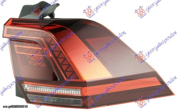 ΦΑΝΟΣ ΠΙΣΩ ΕΞΩ ΦΥΜΕ LED (HELLA) ΔΕΞΙΑ ΠΛΕΥΡΑ για VW TIGUAN ALLSPACE/XL 17-21