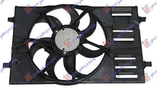 ΒΕΝΤΙΛΑΤΕΡ ΚΟΜΠΛΕ (412mm) (400w) (4pin)  για VW T-ROC 17-