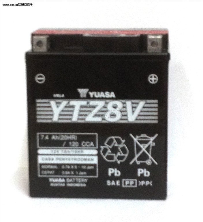 ΜΠΑΤΑΡΙΑ YUASA YTZ8V ΓΙΑ PCX 125 & X-MAX 300 