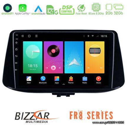 Bizzar Hyundai i30 8core Android11 2+32GB Navigation Multimedia Tablet 9″