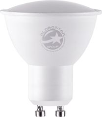 GloboStar Σποτ Led GU10 MR16 4W 400lm 120° Ac 220-240V IP20 Φ5 x Υ5.8cm Ψυχρό Λευκό 6000K - 3 Years Warranty - (60096)