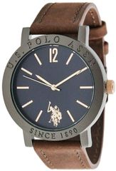 U.S. Polo USP4930BL Roman Brown Leather Strap