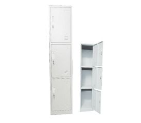 LOCKER 3 Θέσεων Μέταλλο Βαφή  Άσπρο Ε6006  38x45x185cm  1τμχ