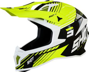 ΚΡΑΝΟΣ MX LITE FURY BLACK NEON YELLOW WHITE | SHOT