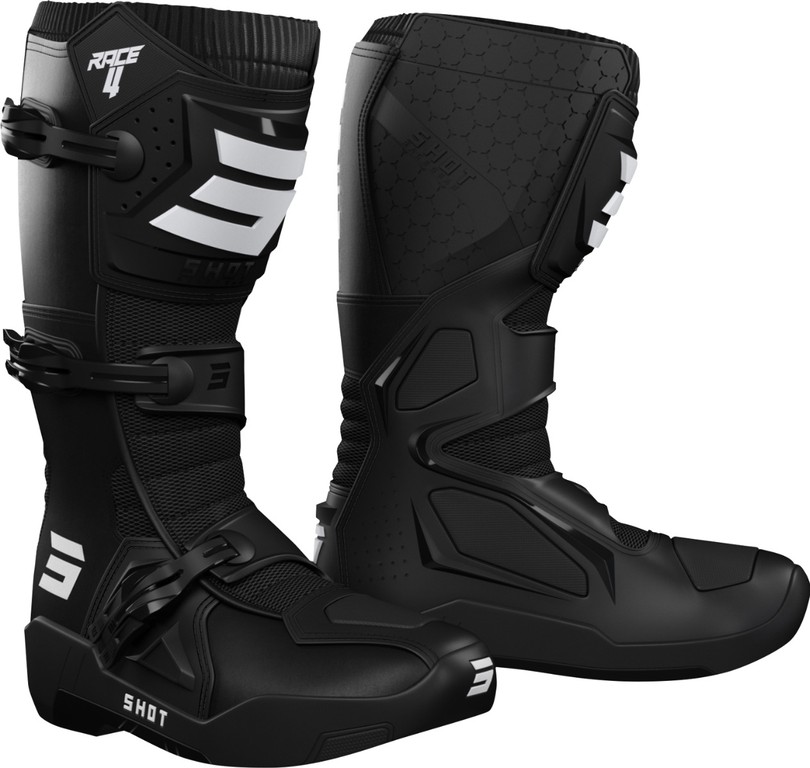 ΜΠΟΤΕΣ MX RACE 4 BLACK | SHOT