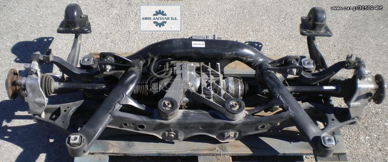 AUDI A3/S3/8P,  AUDI TT/MK2/QUATTRO/8J, VW GOLF R/MK6/4-Motion/5K (2009-2015), Διαφορικό πίσω με κωδικούς MMK, 0BR525010B, κομπλέ με HALDEX, 6-speed automatic/manual transmission for four-wheel drive 