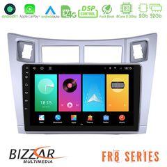 Bizzar Toyota Yaris 8core Android11 2+32GB Navigation Multimedia Tablet 9″ (Ασημί Χρώμα)
