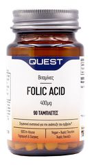 Quest Folic Acid 400μg 90 Tabs Φολικό Οξύ