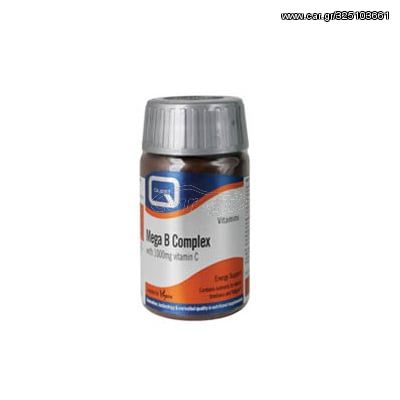 Quest Mega B Complex 50mg plus Vitamin C 1000mg 60 Tabs Σύμπλεγμα Βιταμινών B και Βιταμίνη C