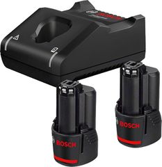 BASIC GBA 12V 2x2,0Ah + GAL 12V-40 ΜΠΑΤΑΡΙΕΣ ΛΙΘΙΟΥ + ΦΟΡΤΙΣΤΗΣ BOSCH 1600A019R8