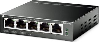 TP-Link Easy Smart Switch 5-Port Gbit, 4-Port PoE+, Ver. 2.0 - (TL-SG105PE)