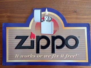 Συλλεκτικές Πινακίδες  ZIPPO  μεταλλικές