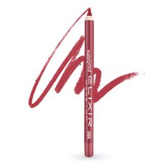 Elixir Waterproof Lip Pencil Μολύβι Χειλιών Αδιάβροχο 1,4gr 055 Burgundy Κόκκινο Βυσσινί