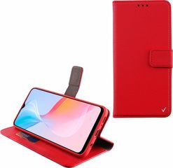 Volte-Tel Θηκη Vivo Y76 5G 6.58'' Allure Magnet Book Stand Clip RED - (5205308317743)