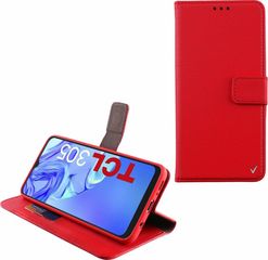 Volte-Tel Θηκη Tcl 30/30 5G/30+ 6.7'' Allure Magnet Book Stand Clip RED - (5205308317620)