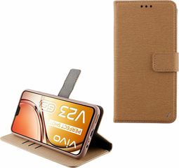 Volte-Tel Θηκη Vivo V23 5G 6.44'' Allure Magnet Book Stand Clip GOLD - (5205308317644)