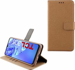 Volte-Tel Θηκη Tcl 30/30 5G/30+ 6.7'' Allure Magnet Book Stand Clip GOLD - (5205308317613)