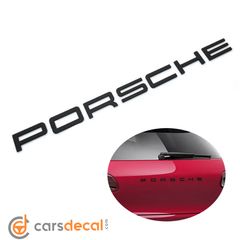 Σήμα Porsche Μαύρο Ματ