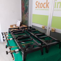 Φλόγιστρο επαγγελματικό, βαρέως τύπου με 6 εστίες Φ14, χαμηλής πίεσης, με θερμοκόπια. Ποιότητα & Τιμή Stockinox-thumb-6