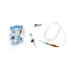 ROMED συσκευή ορού μιας χρήσης με βελόνα αεραγωγού και φίλτρο IVFD400