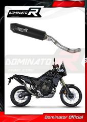 Dominator Eξάτμιση Τελικό MX2 Black S.Steel/Carbon End  Yamaha XTZ 700 Tenere 2021 - 2023 Με Σιγαστήρα