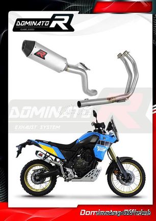 Dominator Εξάτμιση Ολόσωμη ΜΧ2 S.Steel/Carbon End Yamaha Tenere 700 XTZ 2021 - 2023(Περιλαμβάνει Σιγαστήρα)