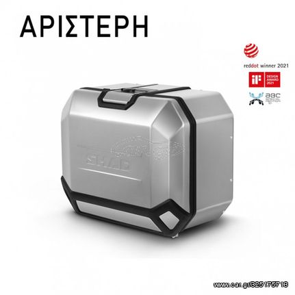 ΒΑΛΙΤΣΑ SHAD TR47L/D0TR47100L TERRA ALUMINIUM ΑΡΙΣΤΕΡΗ ΠΛΑΪΝΗ