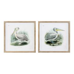 Πίνακας DKD Home Decor Pelican (60 x 2 x 60 cm)