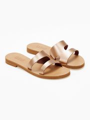 Σανδάλια με ανοίγματα στο πλάι - Χαλκός