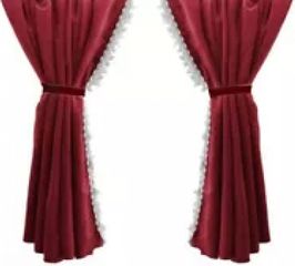 Σετ Βελούδινες Κουρτίνες 2 Τεμαχίων για Volvo Scania Daf Mercedes Man Iveco Renault - Μπορντό