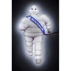 Φωτιζόμενη Πινακίδα Michelin Ανθρωπάκι Λευκό - LED - 24V - 23cm