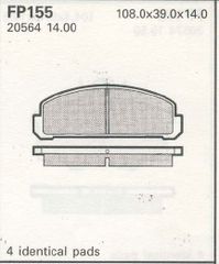 ΤΑΚΑΚΙΑ ΕΜ. MAZDA 323-RX5 (FEDERAL MOGUL) WVA 20564