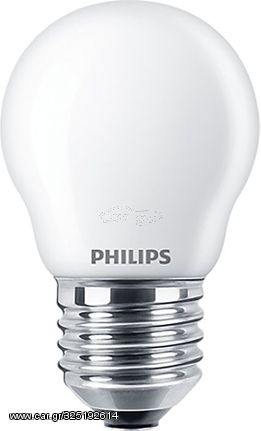 Philips E27 Led Warm Glow Mat Ball Bulb 3.4W (40W) - (LPH02586)