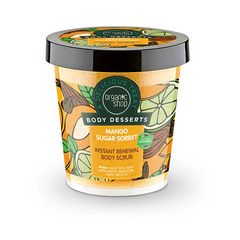 Natura Siberica Organic Shop Body Desserts Μάνγκο & Ζάχαρη Απολεπιστικό Σώματος Άμεσης Ανανέωσης 450ml