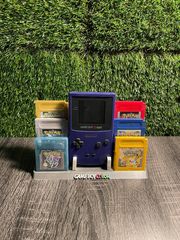 3D printed βάση για GameBoy Color και 6 κασέτες (GameBoy Color Stand)