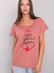 T-shirt 167755 Fancy Ροζ FA-TS-7196.74P Dark Pink