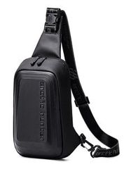 ARCTIC HUNTER τσάντα Crossbody XB00126, αδιάβροχη, μαύρη