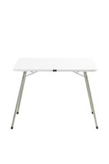 Τραπέζι camping πτυσσόμενο από μέταλλο σε ασημί/λευκό χρώμα 60x80x62 Βάρος (kg): 12 Πλάτος στημένο: 80