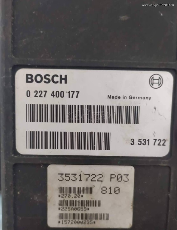 ECU ENGINE CONTROLLER VOLVO 940 IGNITION 0 227 400 177