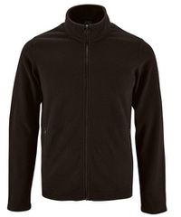 Sol's Norman men 02093, Ανδρική ζακέτα φλις 100% Πολυεστέρας BLACK-312