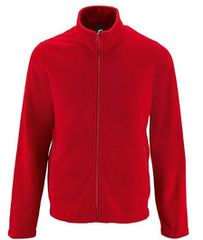 Sol's Norman men 02093, Ανδρική ζακέτα φλις 100% Πολυεστέρας RED-145