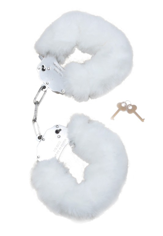 Furry Cuffs White