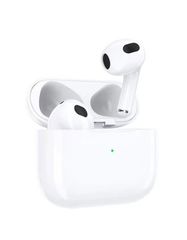 Sunpin Air Pods 4 In-ear Bluetooth Handsfree Ακουστικά με Θήκη Φόρτισης Λευκά