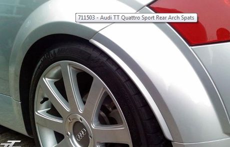 Audi TT Mk1 Εργοστασιακά Arc Spats (Φρύδια Θόλων)