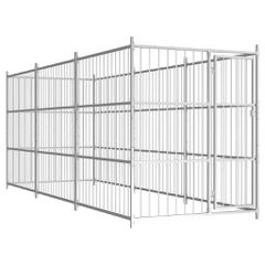 vidaXL Κλουβί Σκύλου Εξωτερικού Χώρου 450 x 150 x 185 εκ.